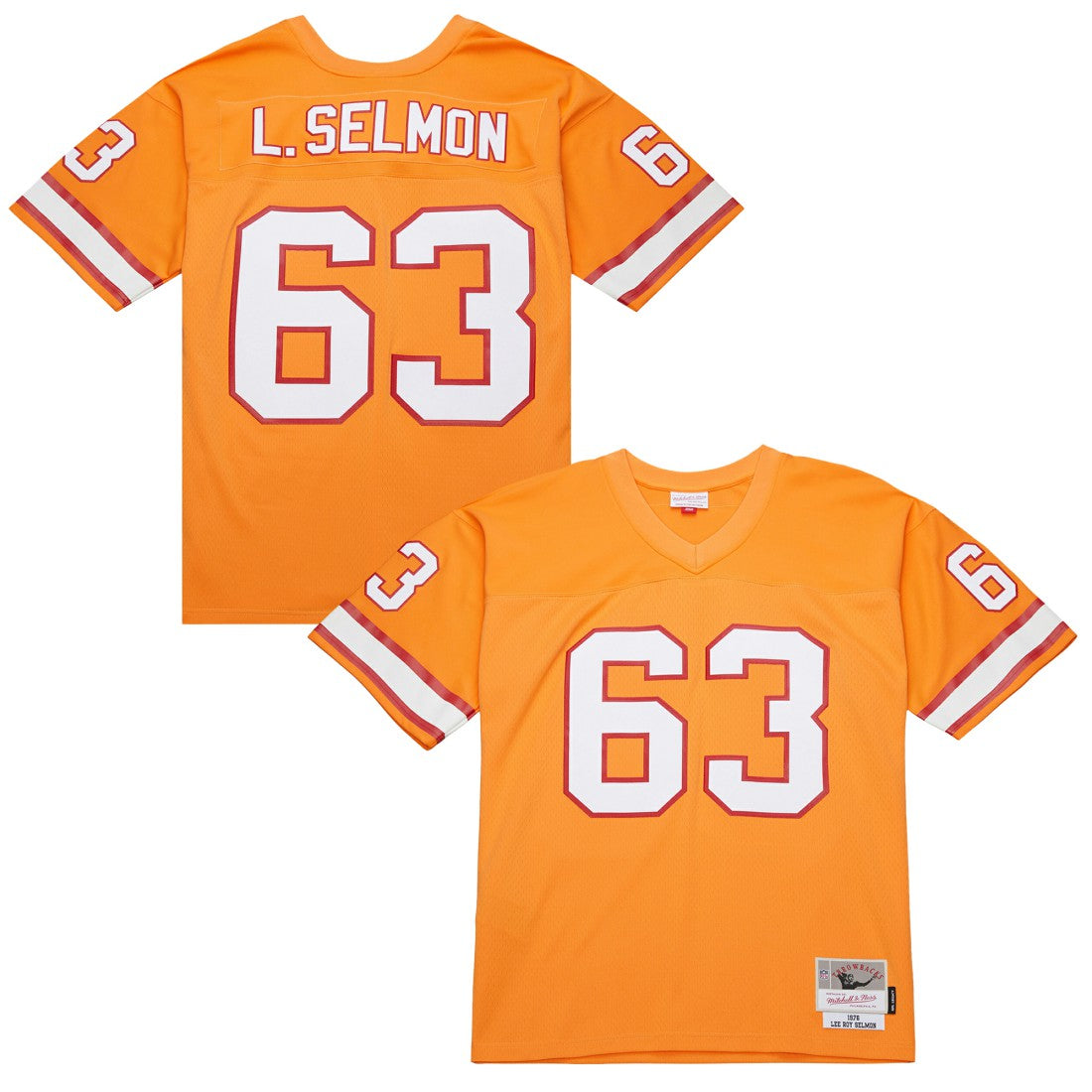 Lee Roy Selmon Tampa Bay Buccaneers 1976 Legacy Replica Jersey - Orange Jerseys