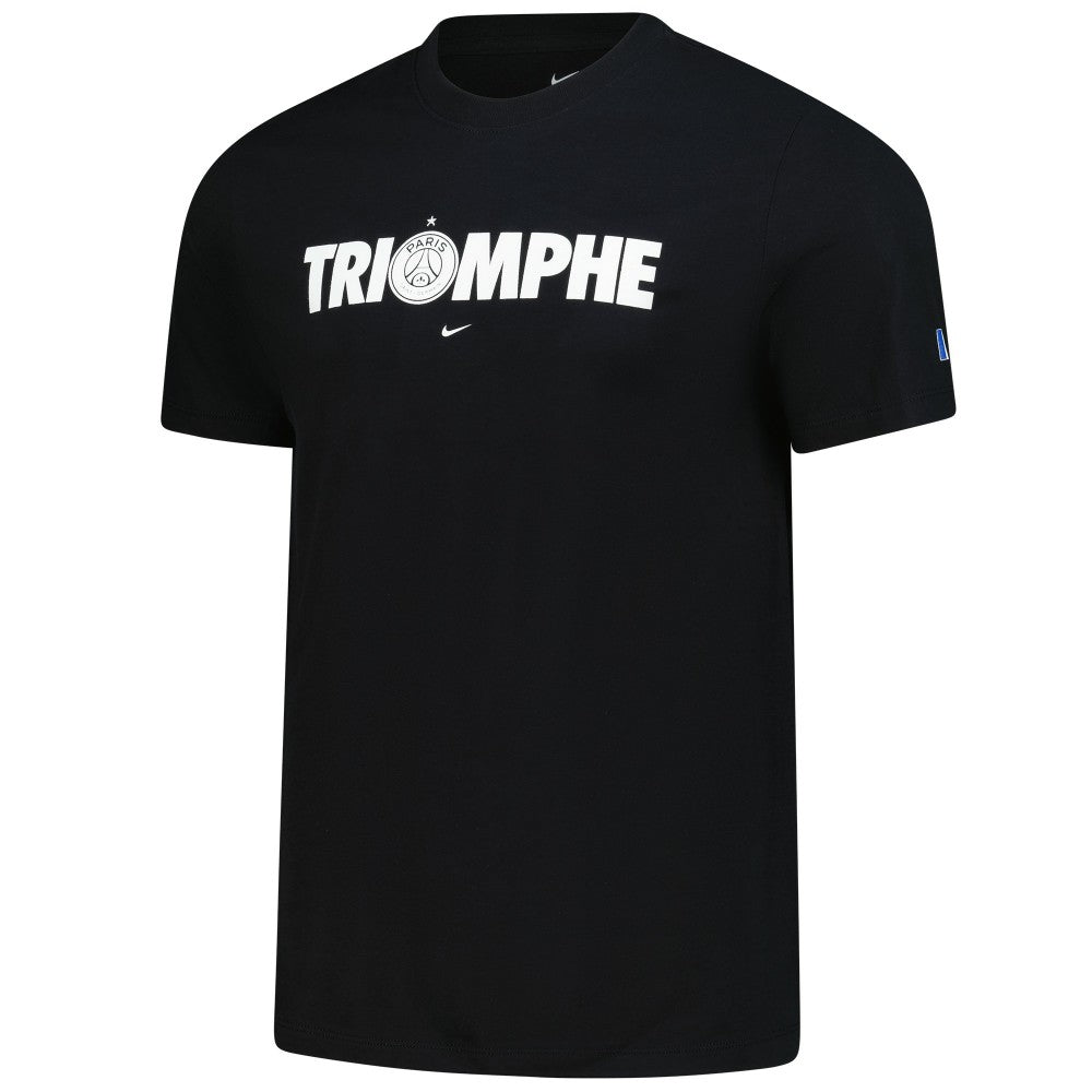 Paris Saint-Germain 2025 Champions of Europe Triomphe T-Shirt Black - Nike discount
