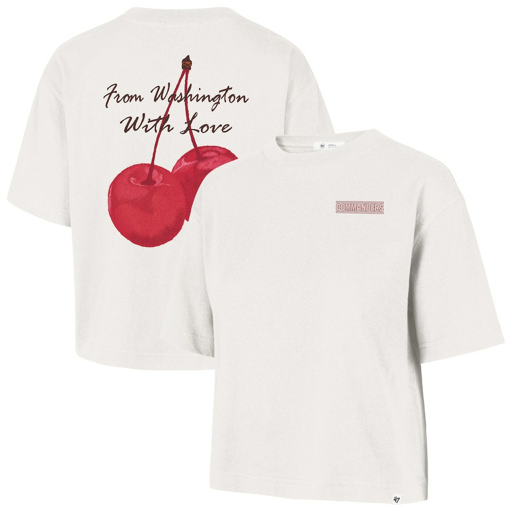Washington Commanders '47 Women's Love Letter Reed City T-Shirt - Cream T-shirts