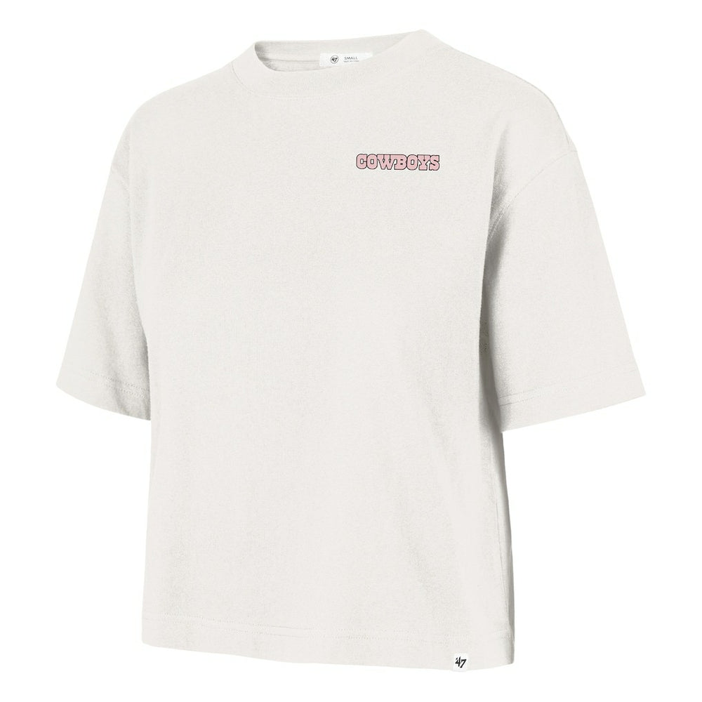 Dallas Cowboys '47 Women's Love Letter Reed City T-Shirt - Cream T-shirts