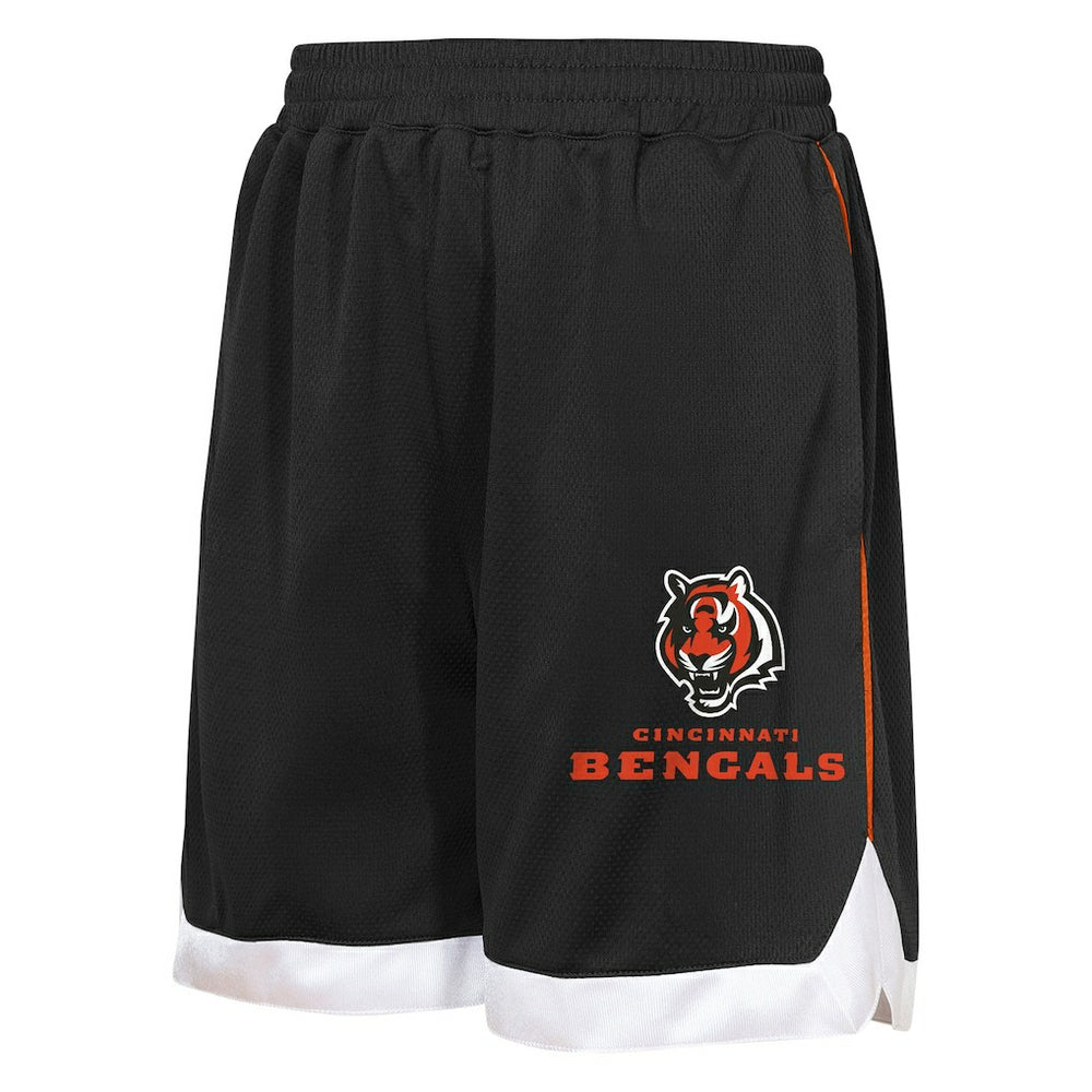 Cincinnati Bengals Outerstuff Youth All Star Mesh Shorts - Black Shorts