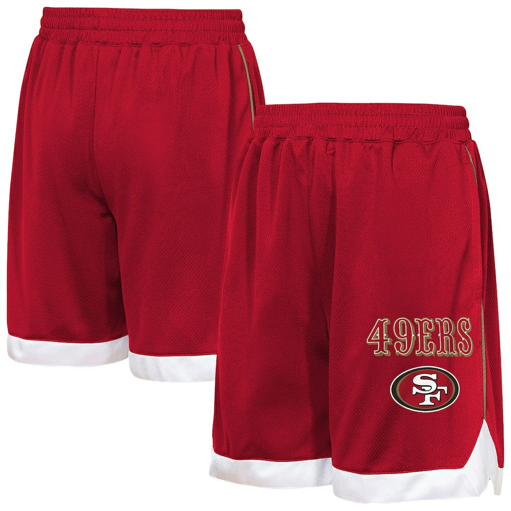 San Francisco 49ers Outerstuff Youth All Star Mesh Shorts - Scarlet Shorts