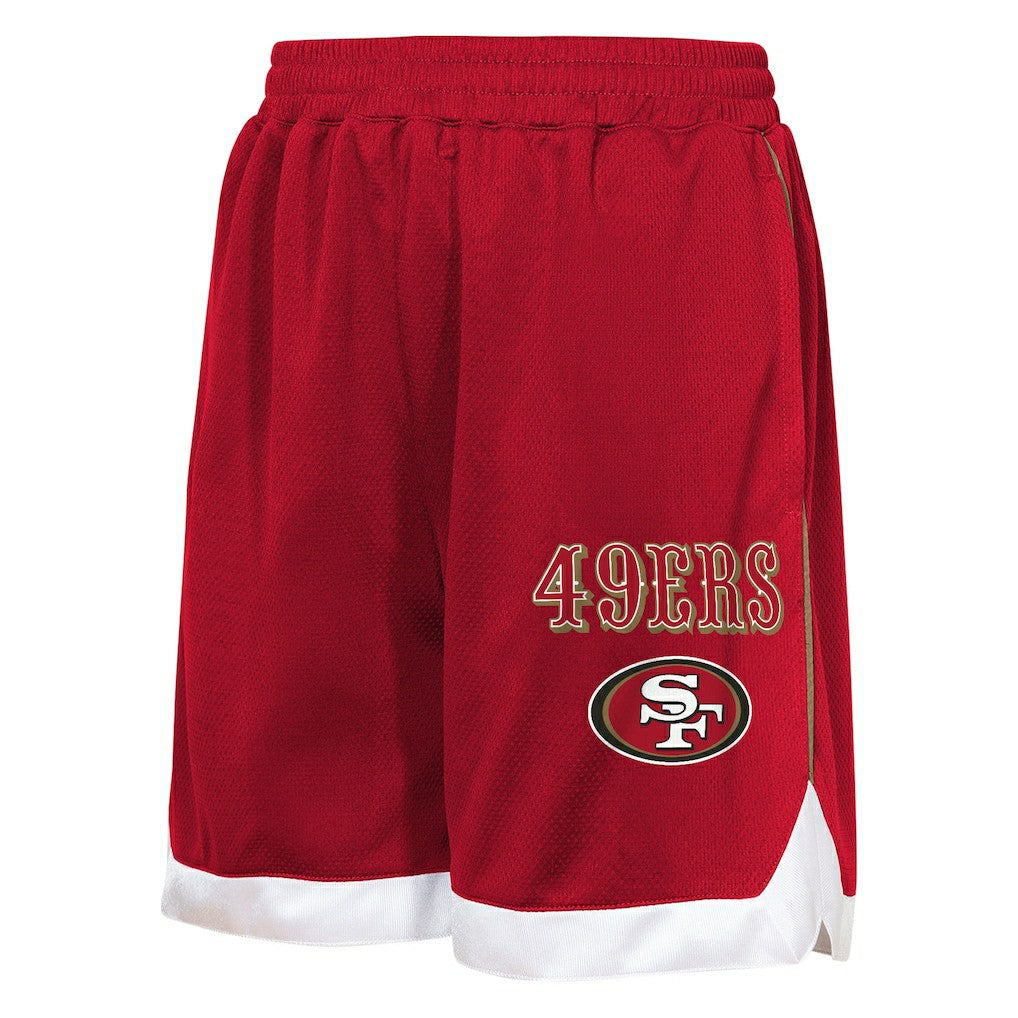 San Francisco 49ers Outerstuff Youth All Star Mesh Shorts - Scarlet Shorts