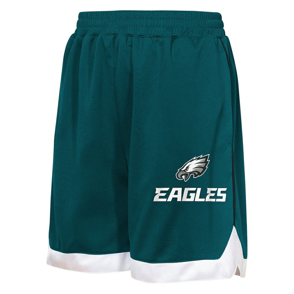 Philadelphia Eagles Outerstuff Youth All Star Mesh Shorts - Midnight Green Shorts