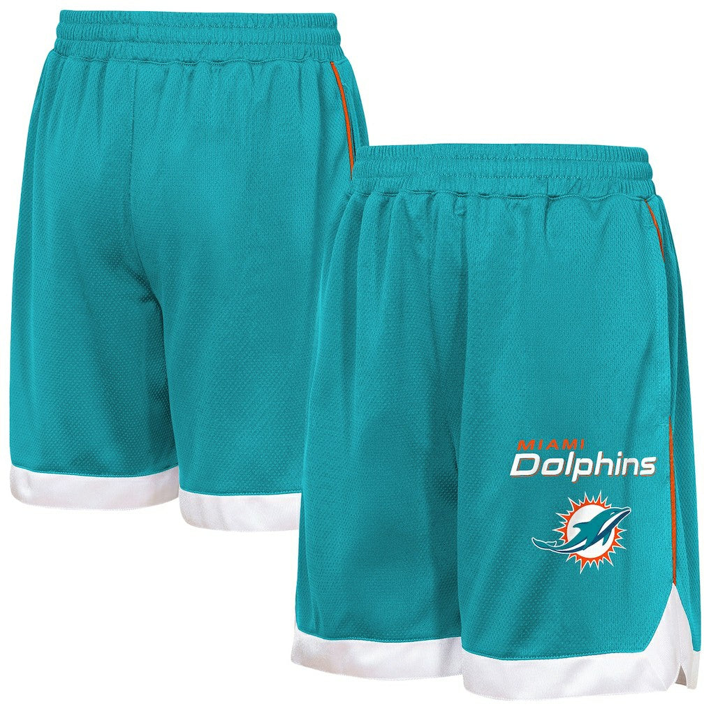 Miami Dolphins Outerstuff Youth All Star Mesh Shorts - Aqua Shorts