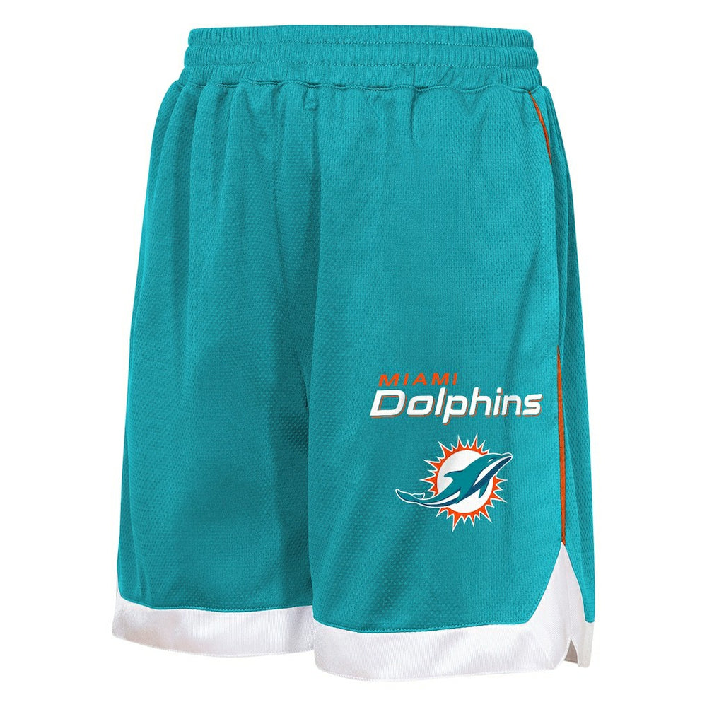 Miami Dolphins Outerstuff Youth All Star Mesh Shorts - Aqua Shorts