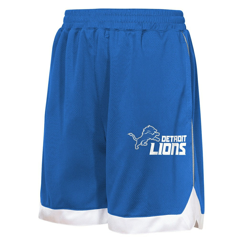 Detroit Lions Outerstuff Youth All Star Mesh Shorts - Blue Shorts