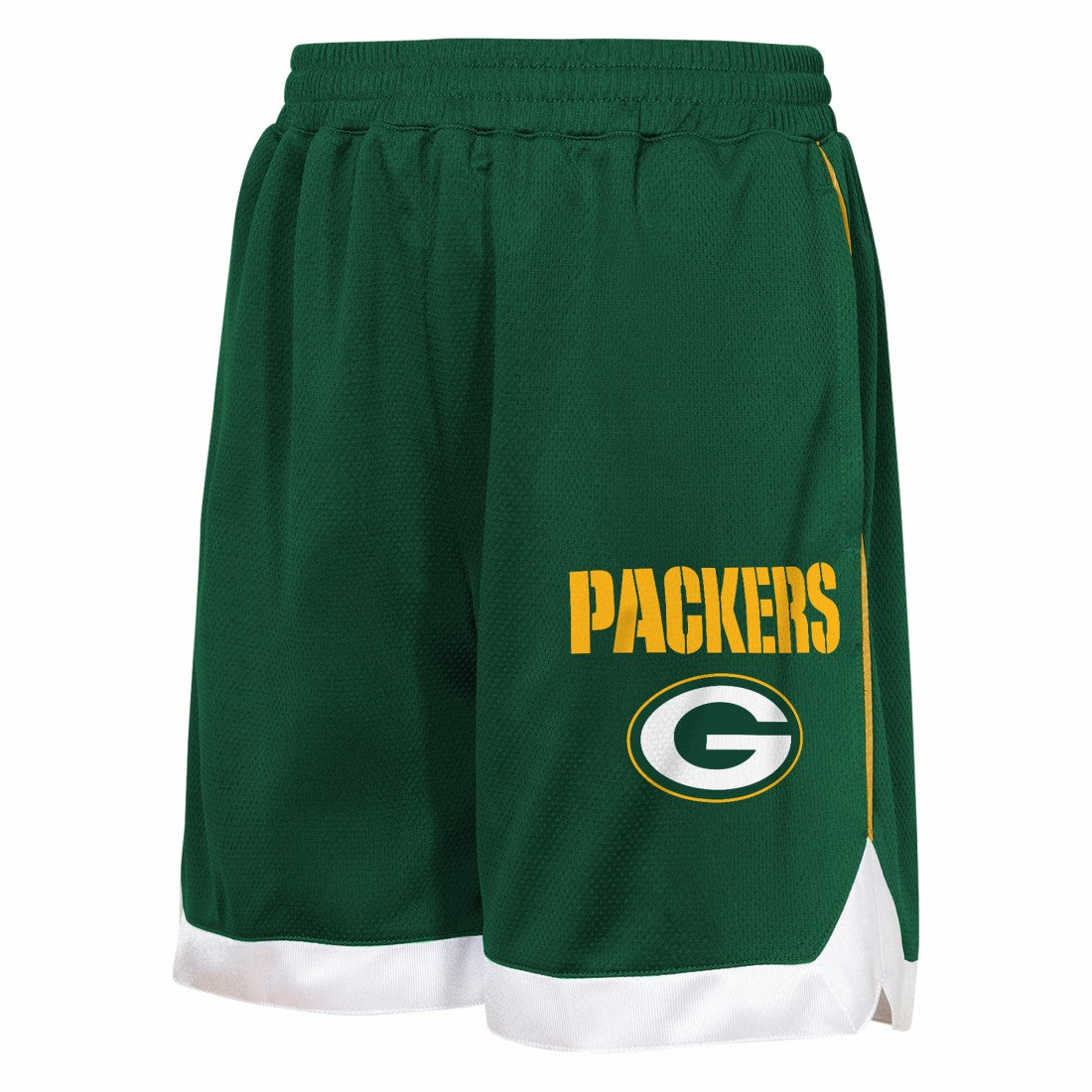 Green Bay Packers Outerstuff Youth All Star Mesh Shorts - Green Shorts