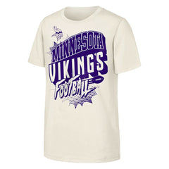 Minnesota Vikings Outerstuff Youth Action Comic T-Shirt - Natural T-shirts