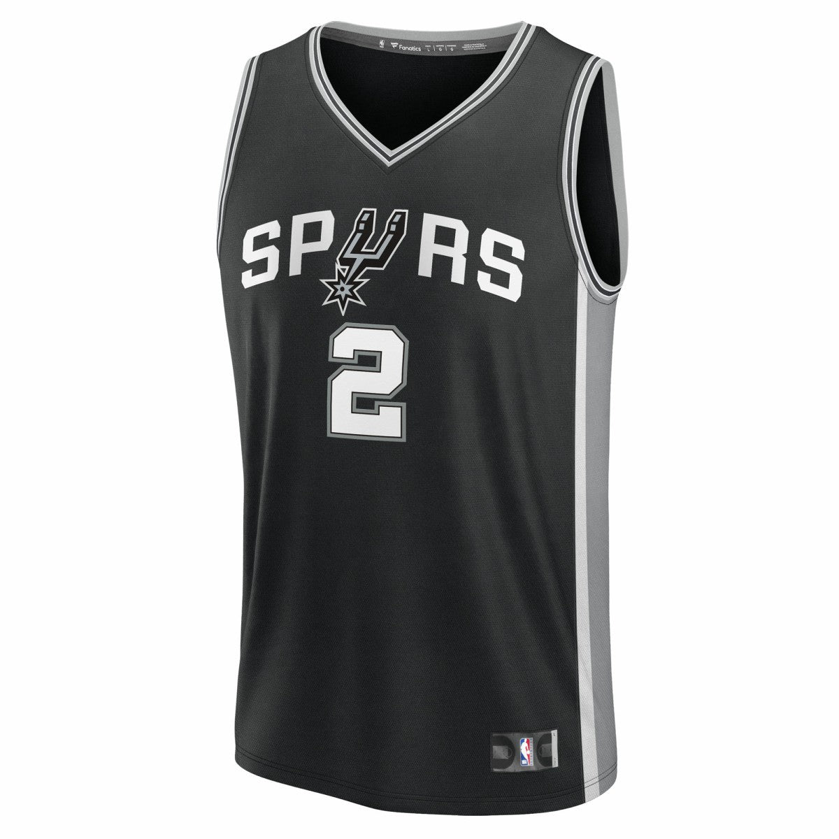 Dylan Harper San Antonio Spurs 2025 NBA Draft First Round Pick Fast Break Replica Jersey Icon Edition Black - Fanatics
