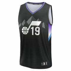 Ace Bailey Utah Jazz 2025 NBA Draft First Round Pick Fast Break Replica Jersey Statement Edition Black - Fanatics