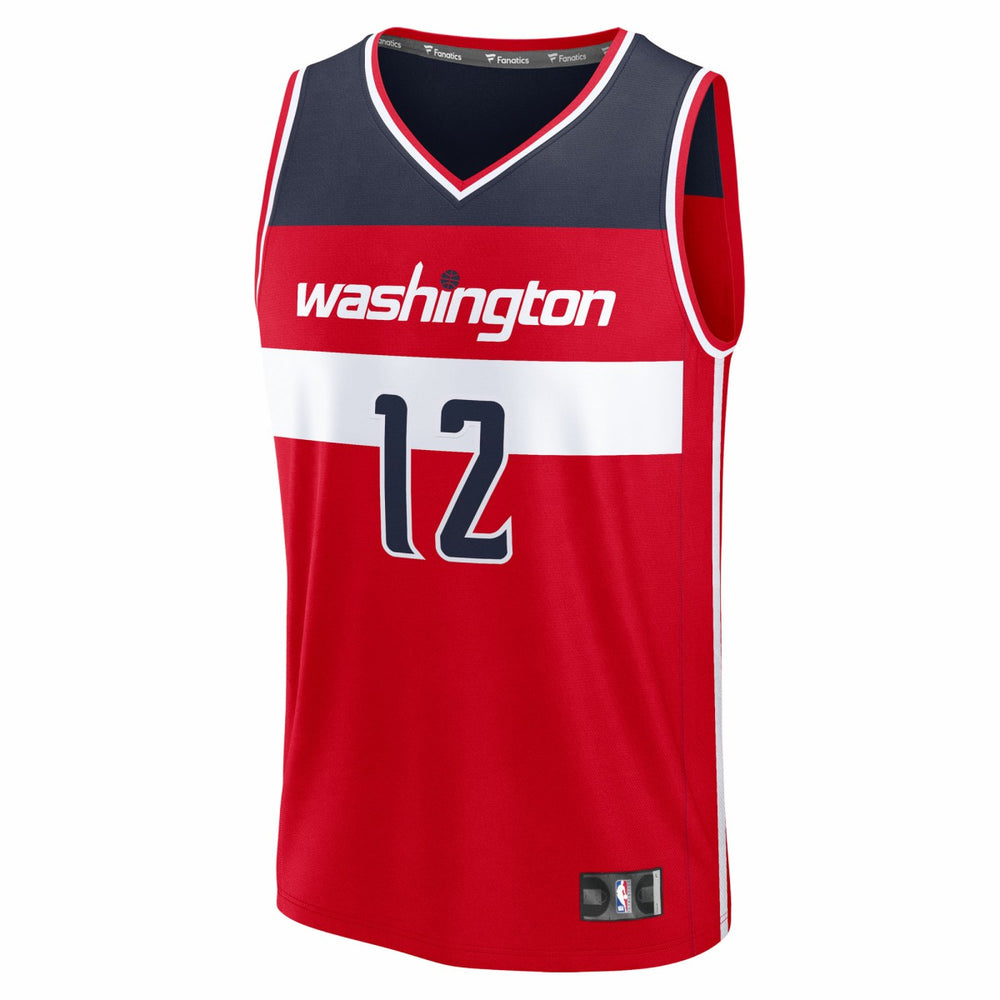 Tre Johnson III Washington Wizards 2025 NBA Draft First Round Pick Fast Break Replica Jersey Icon Edition Red - Fanatics