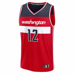 Tre Johnson III Washington Wizards 2025 NBA Draft First Round Pick Fast Break Replica Jersey Icon Edition Red - Fanatics