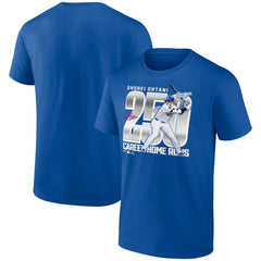 Shohei Ohtani Los Angeles Dodgers 250 Home Runs T-Shirt - Royal T-shirts