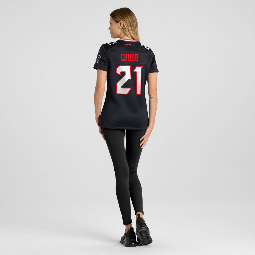 Nick Chubb Houston Texans Women's Team Game Jersey - Navy Jerseys