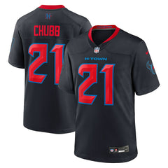 Nick Chubb Houston Texans Alternate 2 Game Jersey - Navy Jerseys