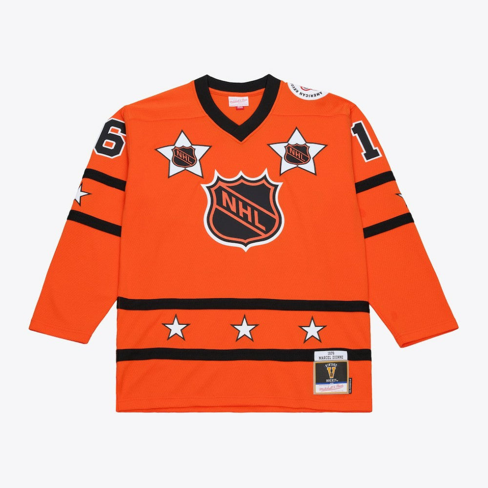 Marcel Dionne Mitchell & Ness 1976 NHL All-Star Game Power Play Jersey - Orange | US 203254465