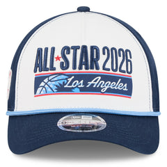 2026 NBA All-Star Game A-Frame 9FORTY Adjustable Hat White/Navy - New Era