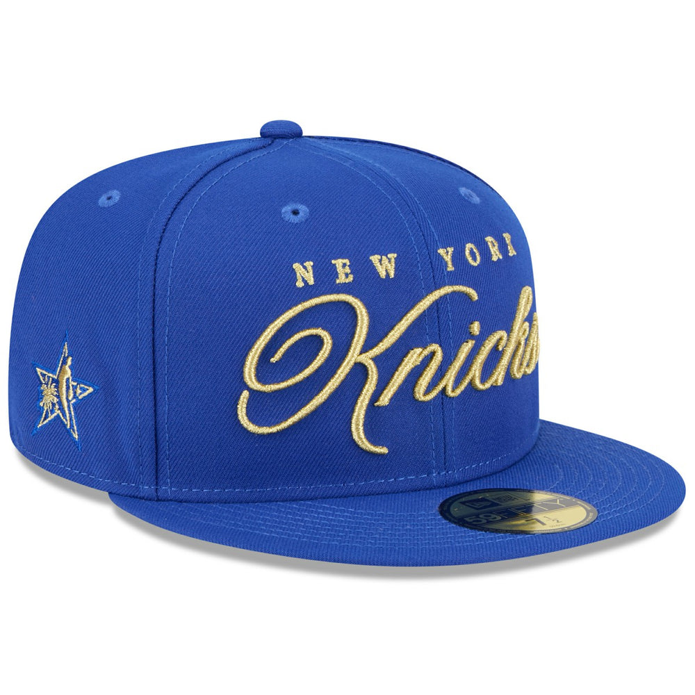 New York Knicks 2026 NBA All-Star Game Script 59FIFTY Fitted Hat Blue - New Era