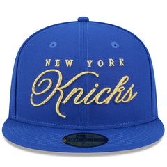 New York Knicks 2026 NBA All-Star Game Script 59FIFTY Fitted Hat Blue - New Era