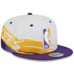 Los Angeles Lakers 2026 NBA All-Star Game Brushstroke 9FIFTY Snapback Hat White/Purple - New Era