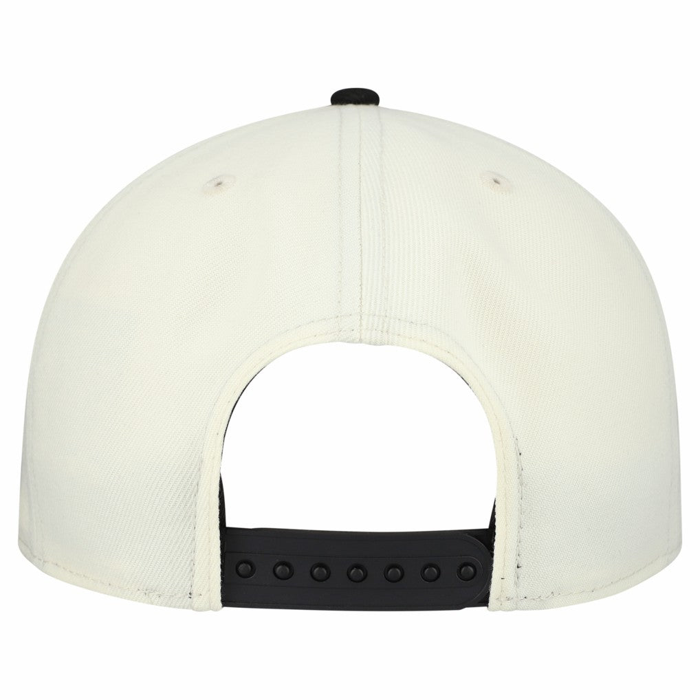 Chicago Bulls Stretched 2-Tone A-Frame 9FIFTY Adjustable Hat Cream/Black - New Era