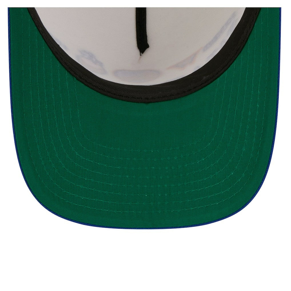 Golden State Warriors Stretched 2-Tone A-Frame 9FIFTY Adjustable Hat Cream/Royal - New Era outlet