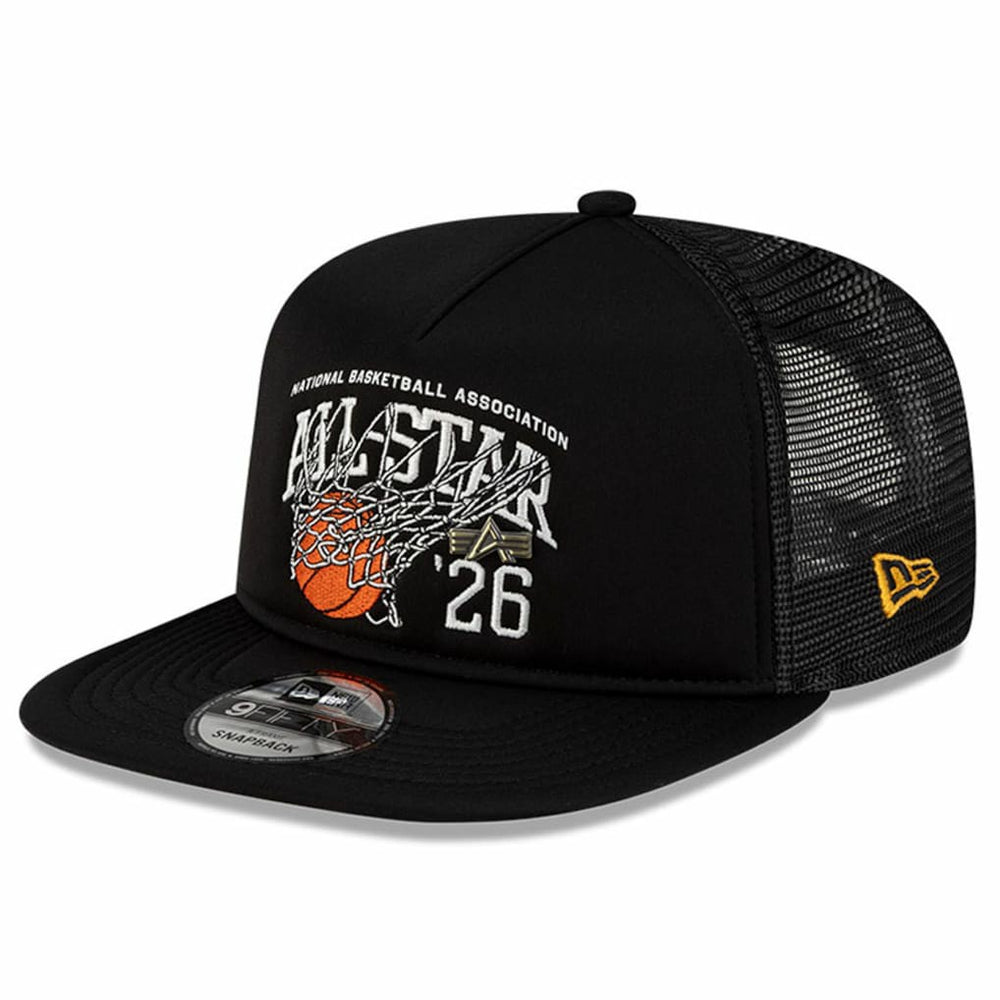 2026 NBA All-Star Game x Alpha Industries 9FIFTY Snapback Trucker Hat Black - New Era