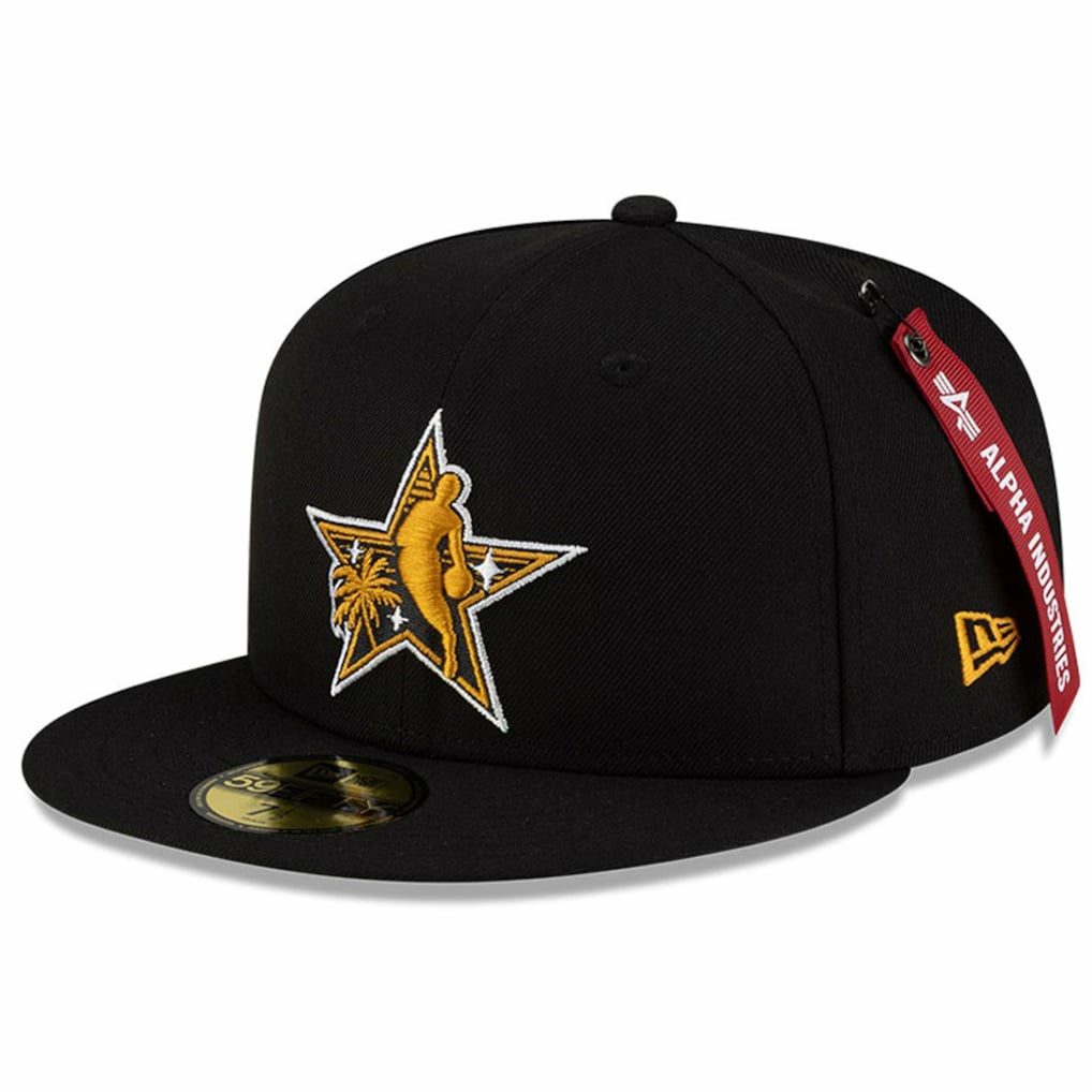 2026 NBA All-Star Game x Alpha Industries 59FIFTY Fitted Hat Black - New Era