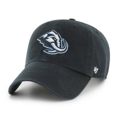 Utah Mammoth '47 Logo Clean Up Adjustable Hat - Black | US 203255146