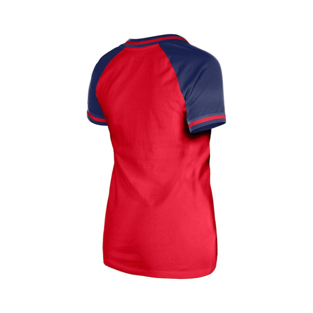 Philadelphia Phillies New Era Women's Gameday V-Neck T-Shirt - Red T-shirts