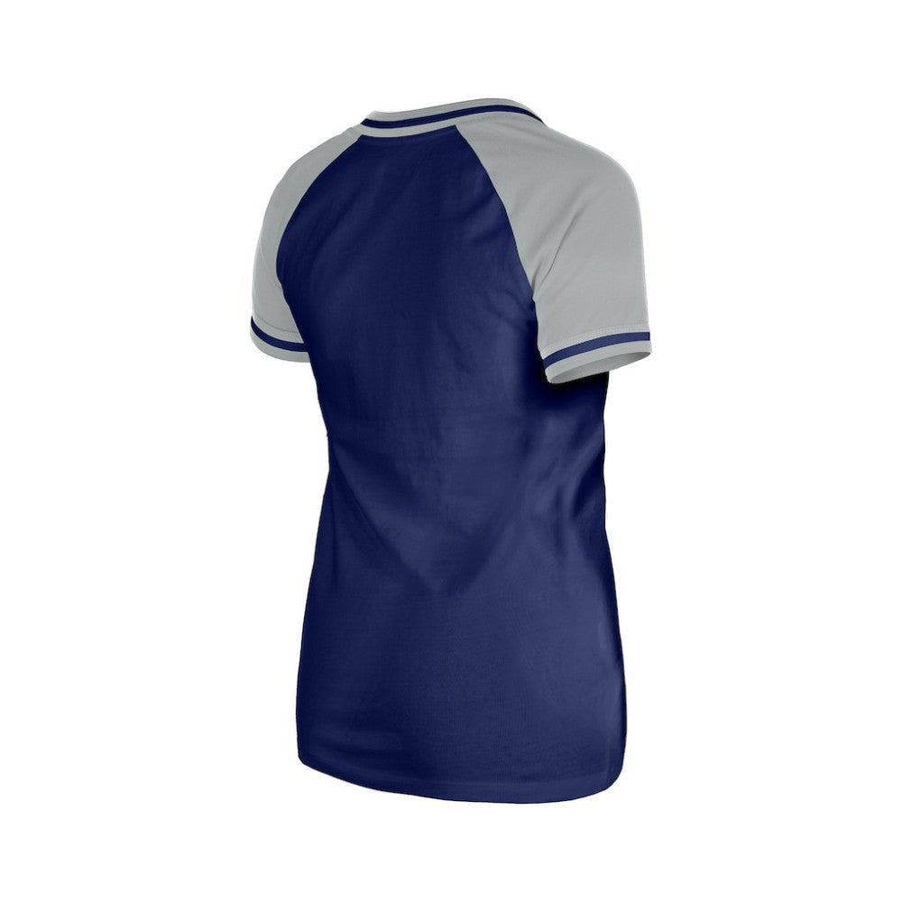 Los Angeles Dodgers New Era Women's Gameday V-Neck T-Shirt - Royal T-shirts