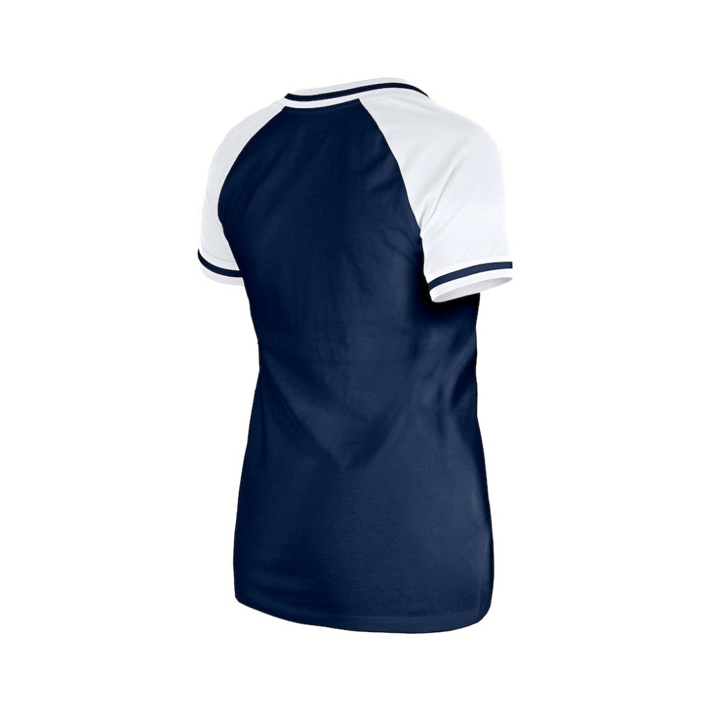 Chicago Cubs New Era Women's Gameday V-Neck T-Shirt - Navy T-shirts