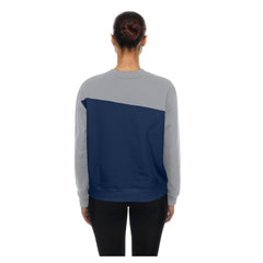 New York Yankees New Era Women's Gameday Fleece Sweatshirt - Navy/Gray Sweatshirts