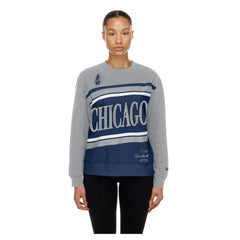Chicago Cubs New Era Women's Gameday Fleece Sweatshirt - Royal/Gray Sweatshirts