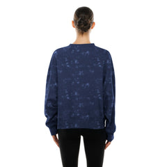 Houston Astros New Era Women's Throwback Oversized Boxy Sweatshirt - Navy Sweatshirts