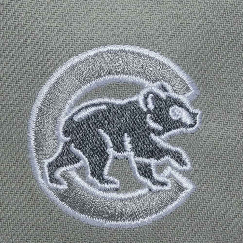 Chicago Cubs Mitchell & Ness Thunderstorm Head Coach Pro-Crown Adjustable Hat - Gray Hats