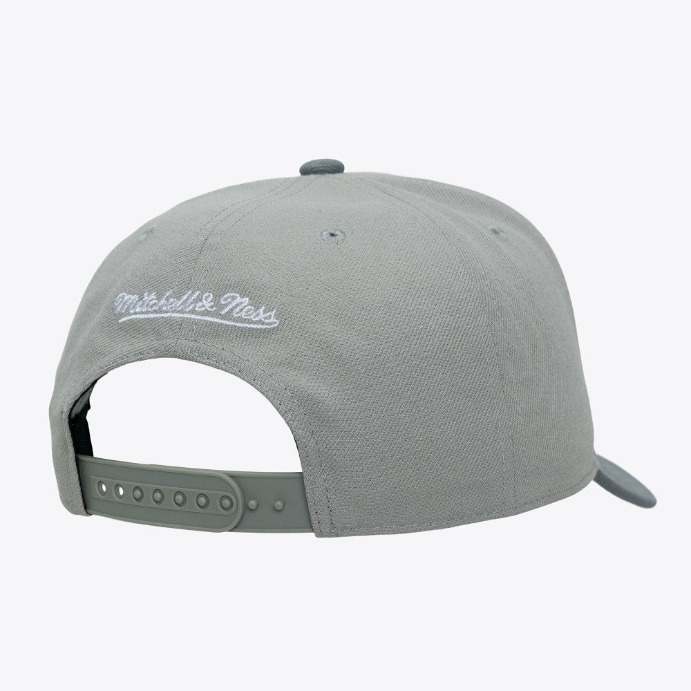 New York Mets Mitchell & Ness Thunderstorm Head Coach Pro-Crown Adjustable Hat - Gray Hats