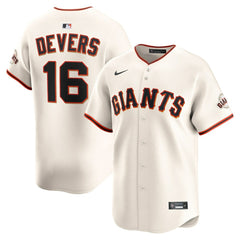 Rafael Devers San Francisco Giants Nike Home Limited Player Jersey - Cream Jerseys