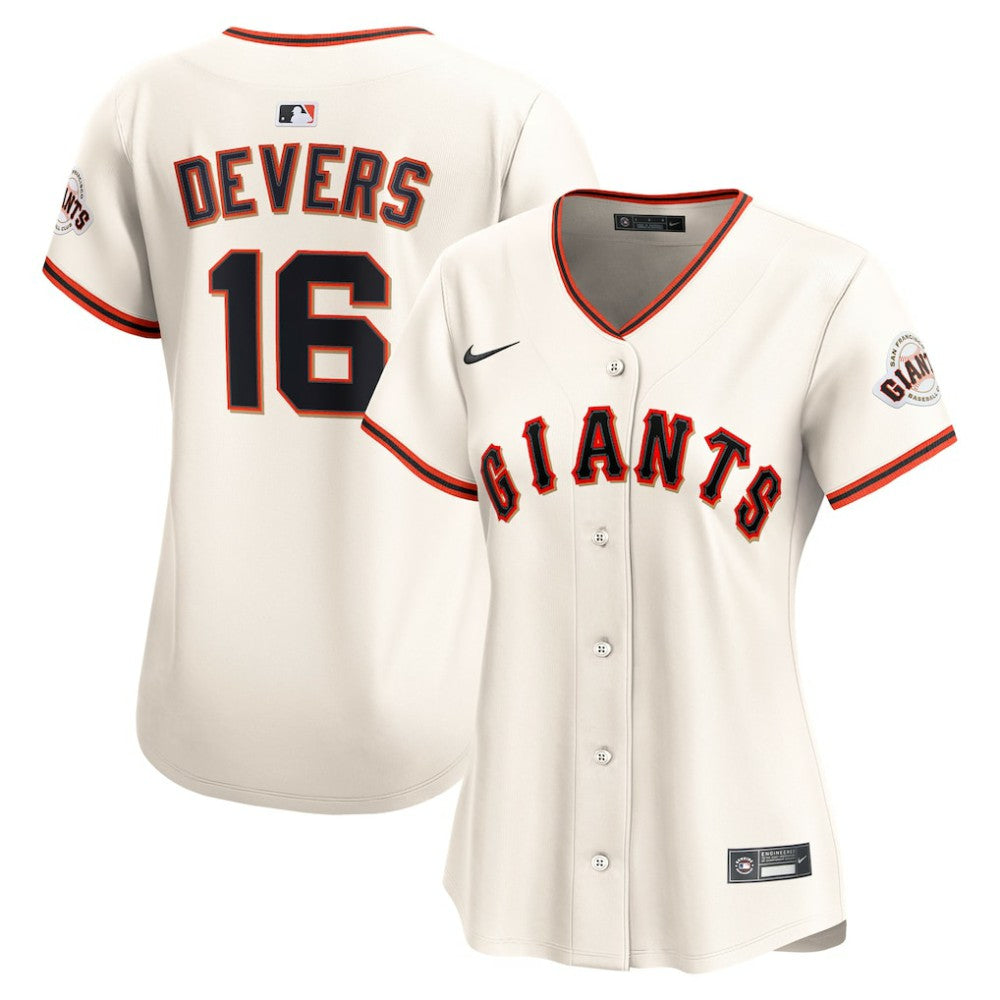 Rafael Devers San Francisco Giants Nike Women's Home Limited Player Jersey - Cream Jerseys