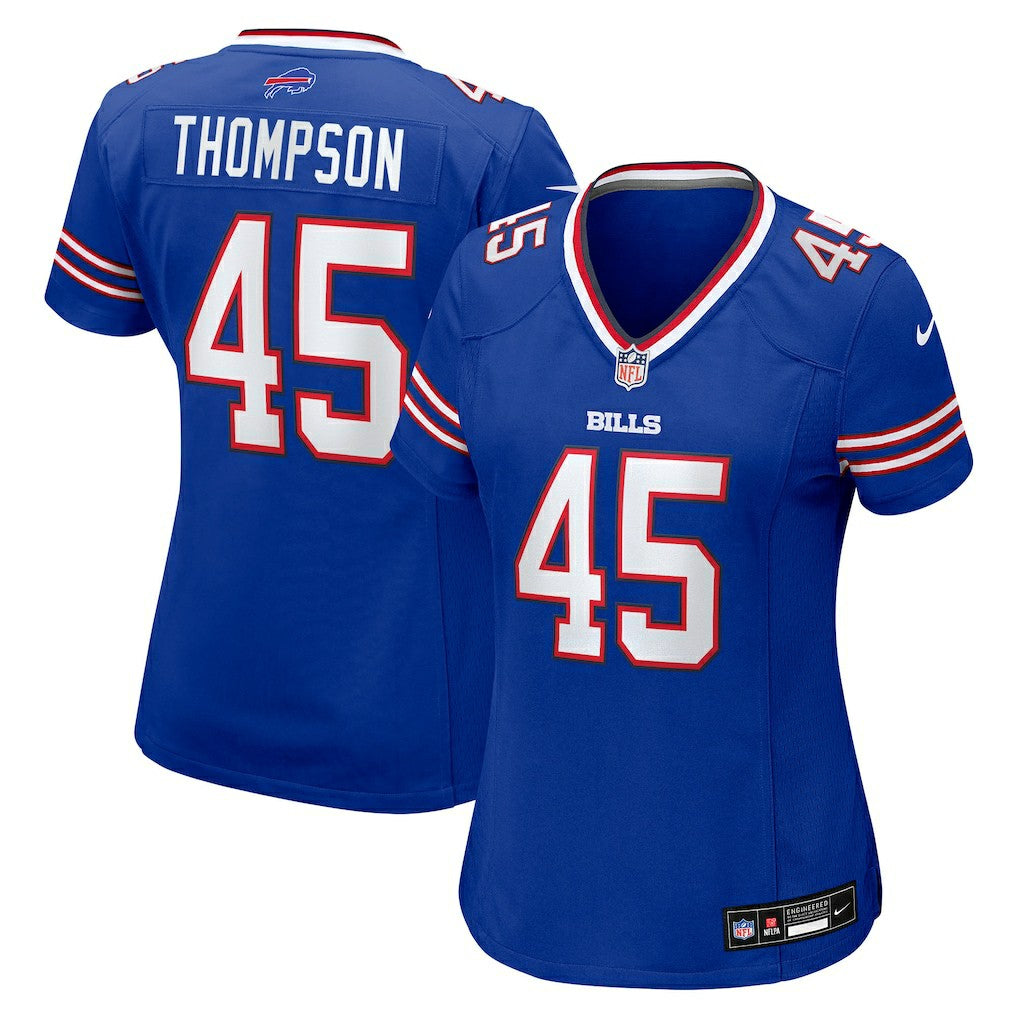 Shaq Thompson Buffalo Bills Women's Team Game Jersey - Royal Jerseys