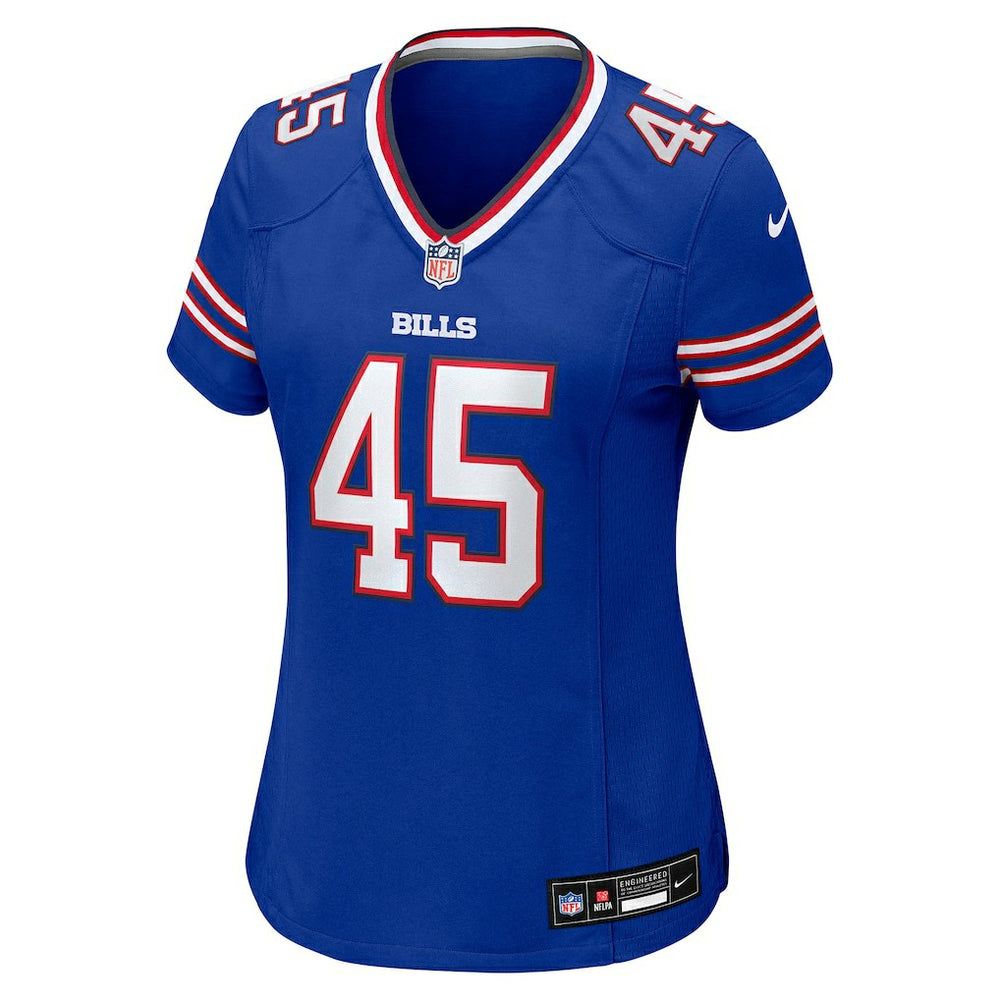 Shaq Thompson Buffalo Bills Women's Team Game Jersey - Royal Jerseys