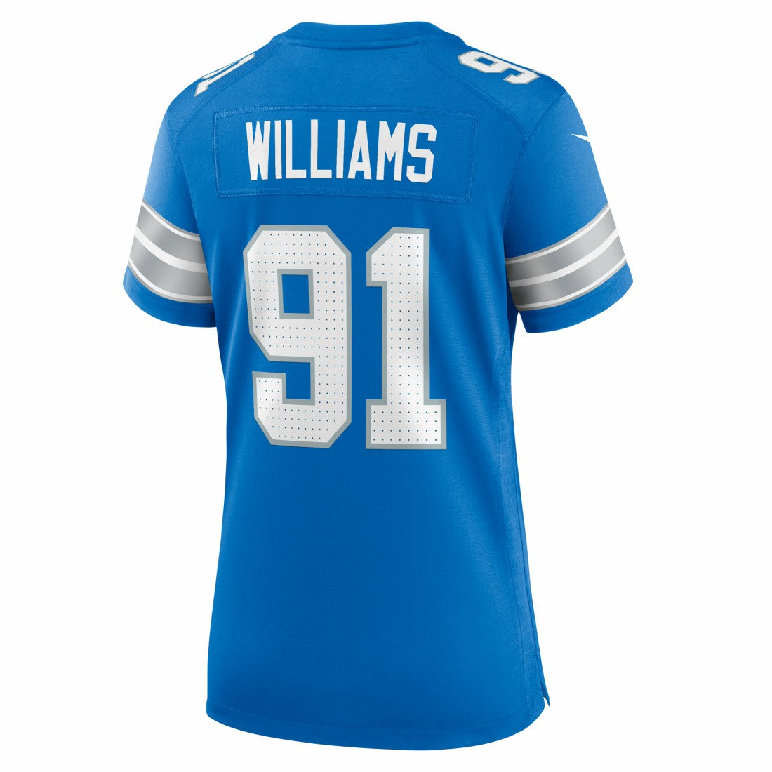 Tyleik Williams Detroit Lions Women's Team Game Jersey - Blue Jerseys