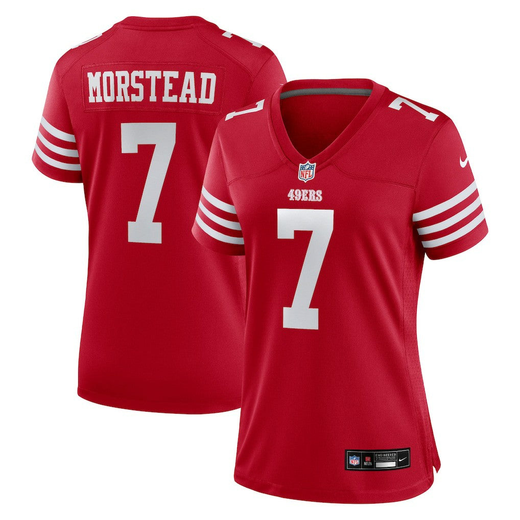 Thomas Morstead San Francisco 49ers Women's Team Game Jersey - Scarlet Jerseys