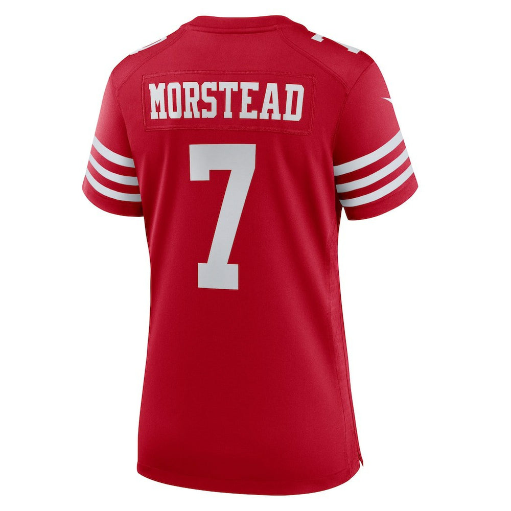 Thomas Morstead San Francisco 49ers Women's Team Game Jersey - Scarlet Jerseys