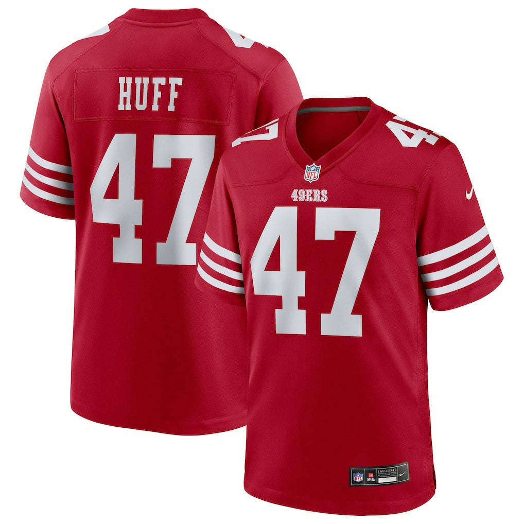 Bryce Huff San Francisco 49ers Team Game Jersey - Scarlet Jerseys