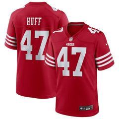 Bryce Huff San Francisco 49ers Team Game Jersey - Scarlet Jerseys