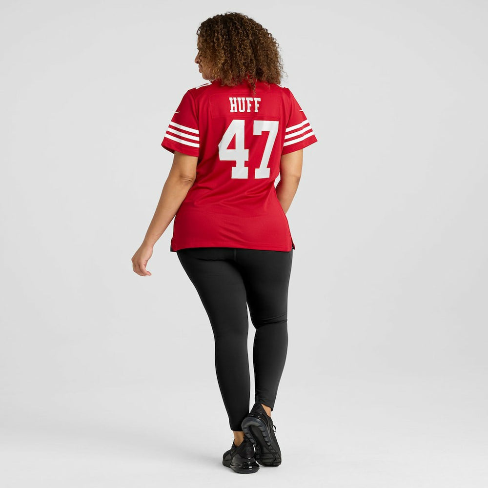 Bryce Huff San Francisco 49ers Women's Team Game Jersey - Scarlet Jerseys