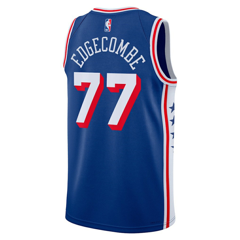 V. J. Edgecombe Philadelphia 76ers Unisex 2025 NBA Draft First Round Pick Swingman Jersey Icon Edition Royal - Nike