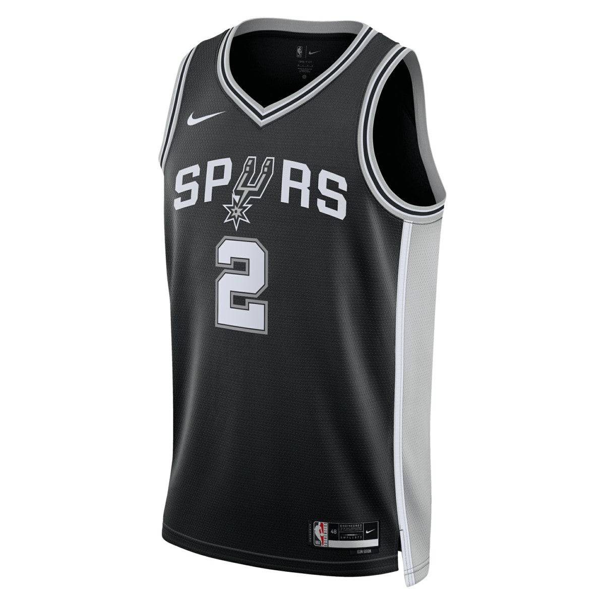 Dylan Harper San Antonio Spurs Unisex 2025 NBA Draft First Round Pick Swingman Jersey Icon Edition Black - Nike outlet